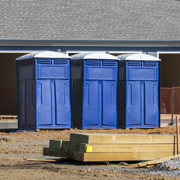 how often are the portable toilets cleaned and serviced during a rental period in Springettsbury